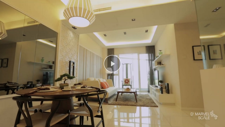 Jade Palace Oriental Showsuite Interior Design Video Highlights | D’Marvel Scale Singapore