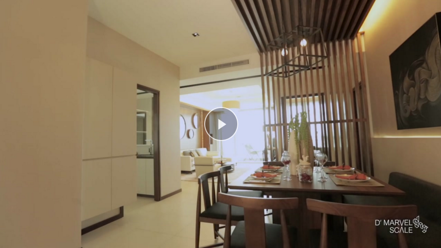 Jade Palace Tropical Showsuite Interior Design Video Highlights | D’Marvel Scale Singapore