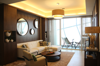 Showsuite Jade Palace Tropical Interior Design | D'Marvel Scale Singapore